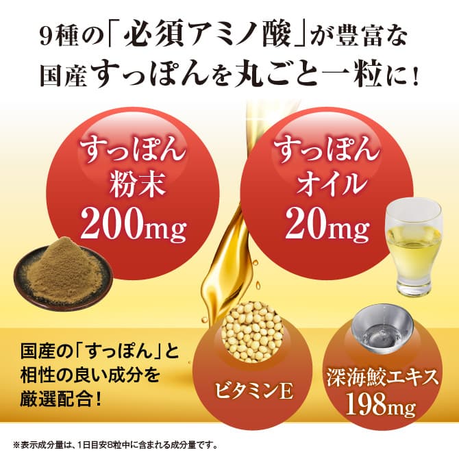 世田谷自然食品 すっぽんＳ 9種の「必須アミノ酸」が豊富な 国産すっぽんを丸ごと一粒に!